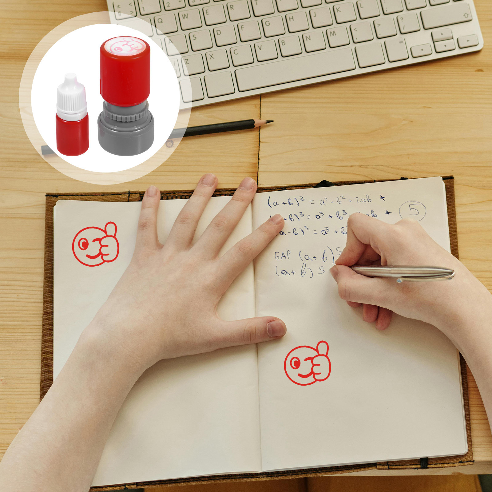 Kids Education Motivation - Stempel Penghargaan Sekolah untuk Guru, Stempel