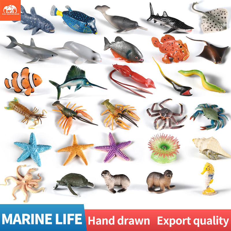 Kids First Education - Set Figur Aksi Hewan Laut -