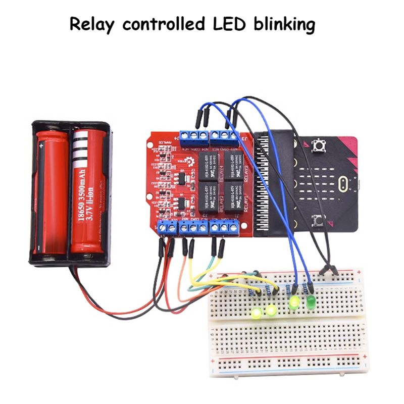Modul Relay 4 Saluran TCE Micr - Kids Education Channel ulasan dan harga