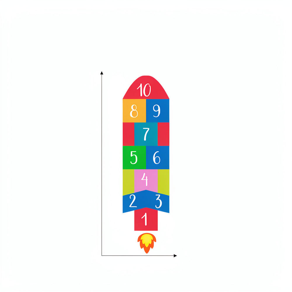 Stiker Dinding Motif Roket Kre - Kids Education Activities ulasan dan harga
