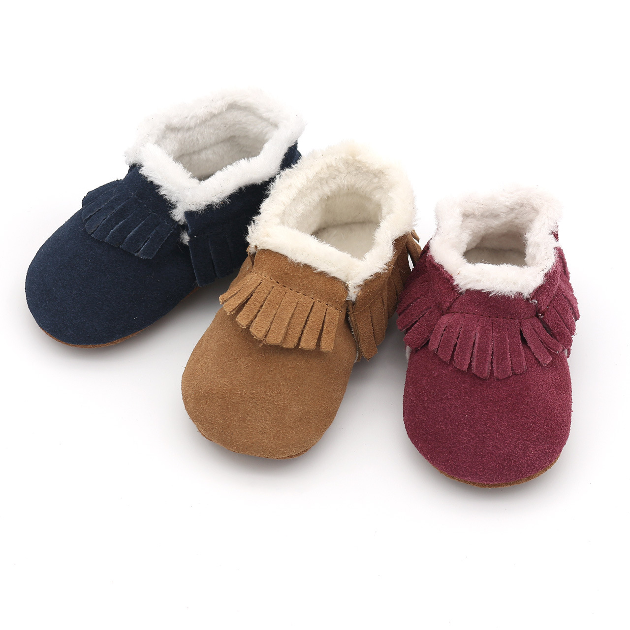 Sepatu Crib kulit bayi kasual, - Kids First Education ulasan dan harga